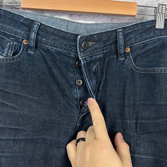 Diesel Industry Men’s 31 x 28 Waykee Regular Straight Button Fly Jeans USA Made - Picture 4 of 12